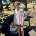 Youth - OG Long Sleeve Fishing shirt - Sand