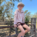 Youth - OG Footy Shorts - Brown