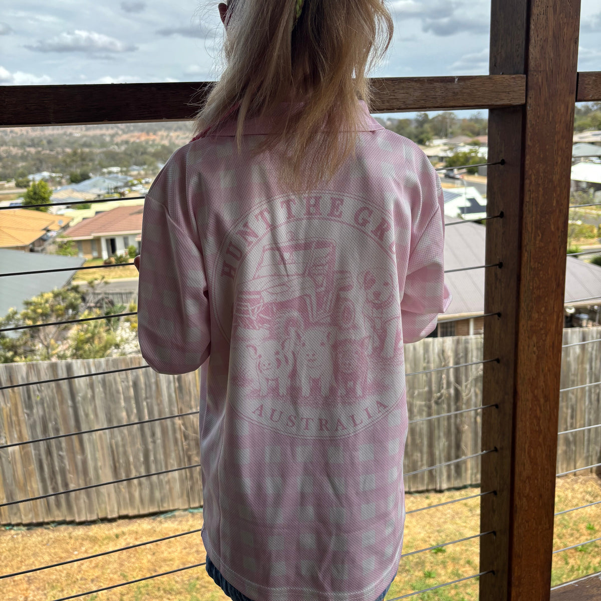 Little Kids - Gingham Fishing Shirt - Pink