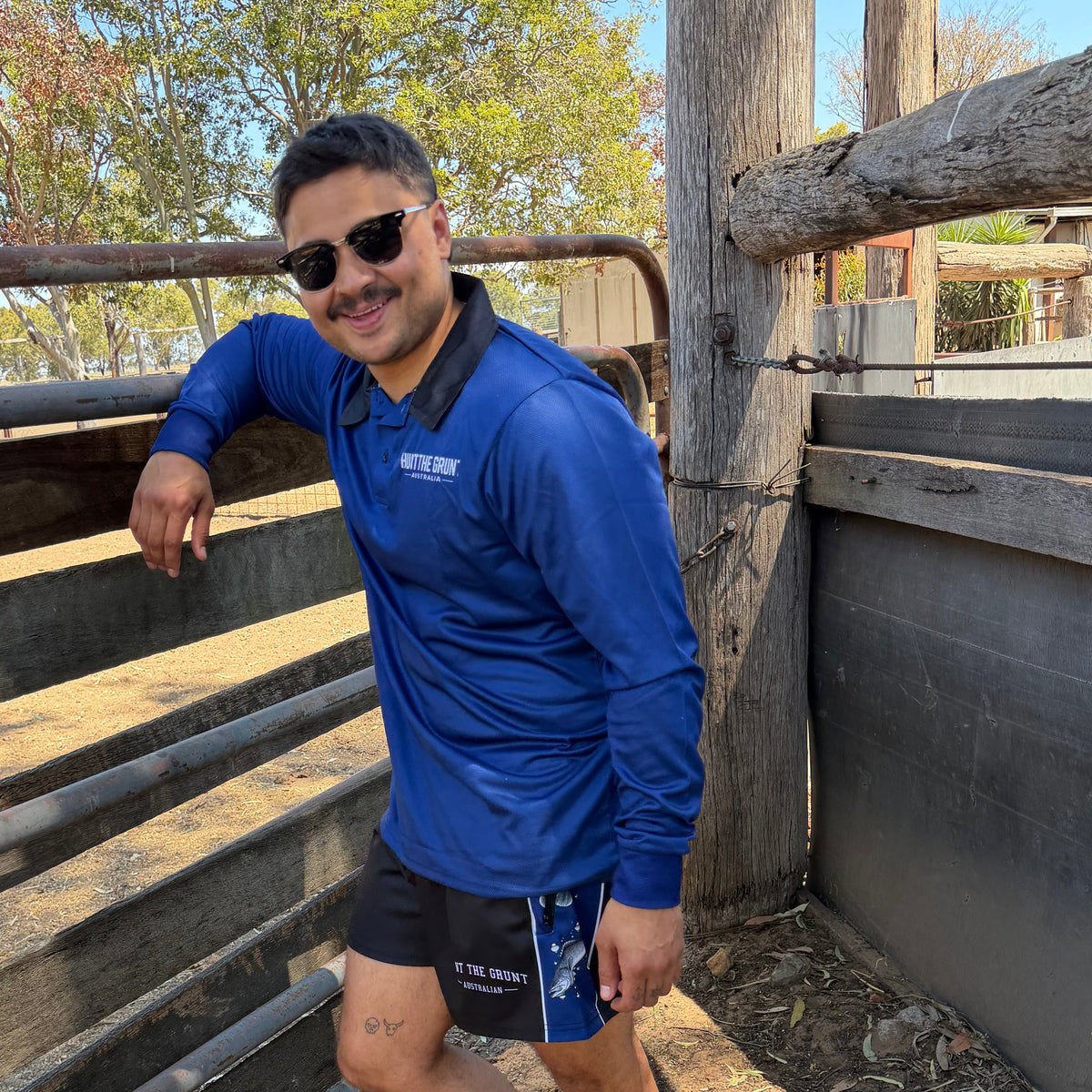 Adult - OG Long Sleeve Fishing Shirt - Navy
